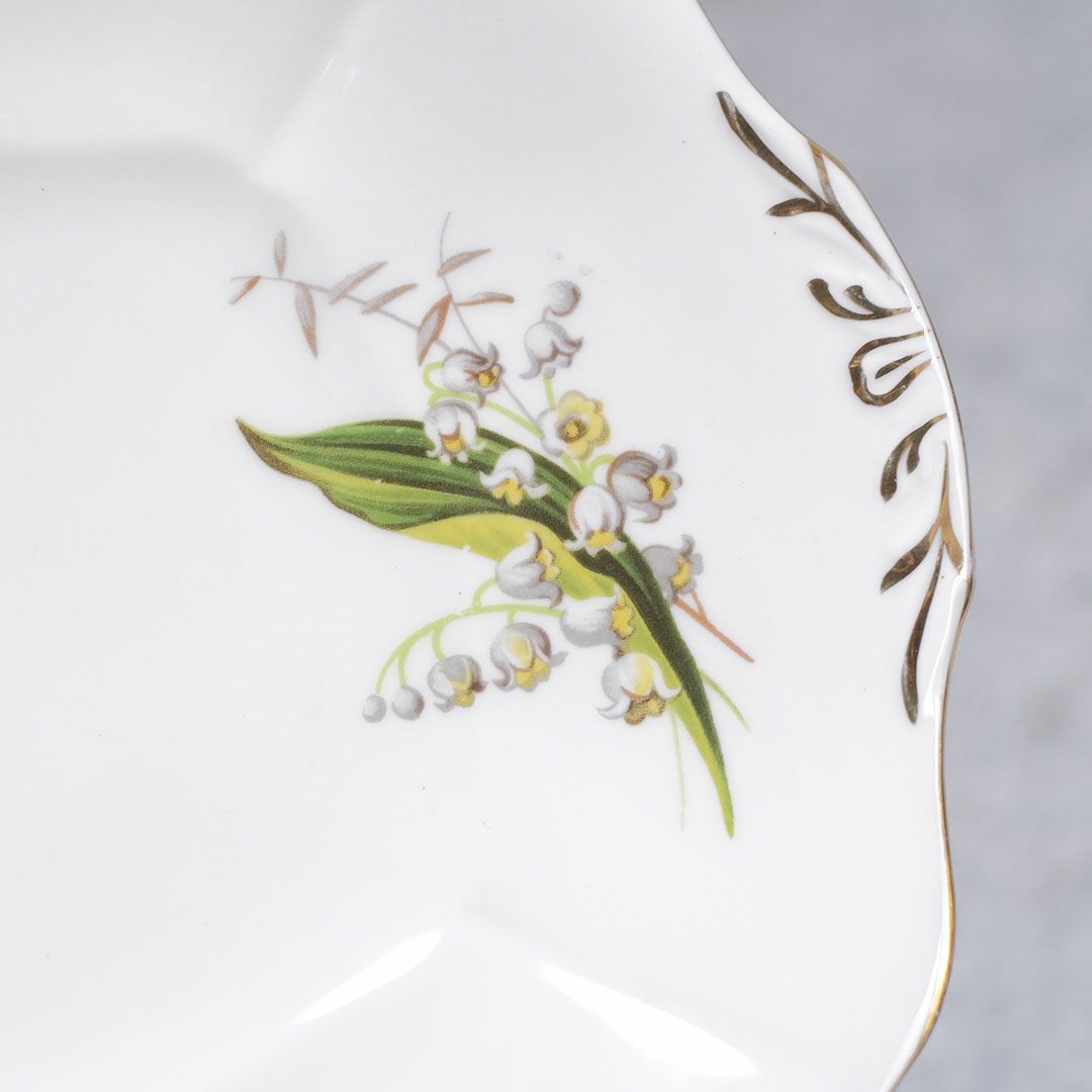 ヴィンテージB&Bプレート 鈴蘭 リリー イギリス5