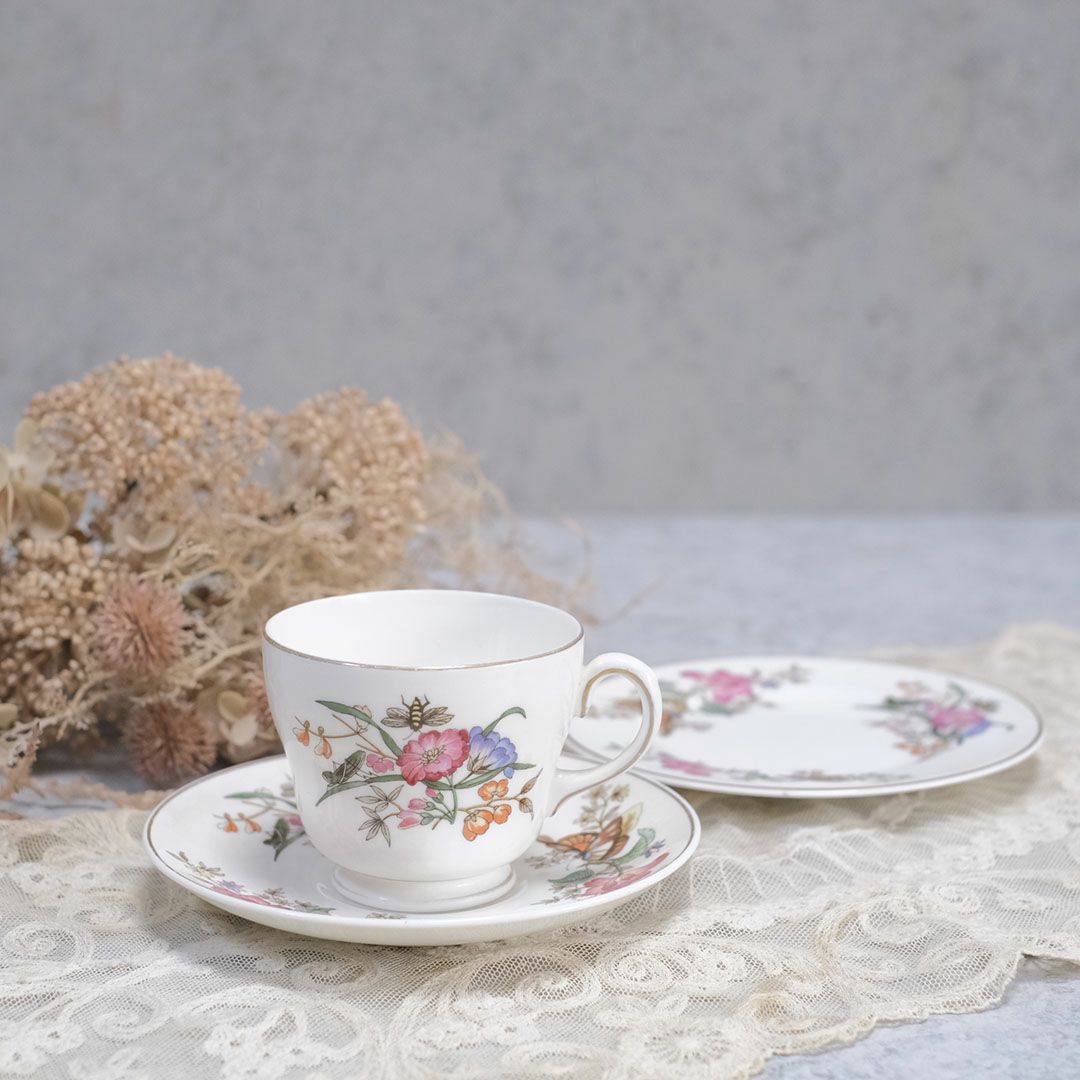 ヴィンテージカップトリオ イギリス WEDGE WOOD ウェッジウッド1