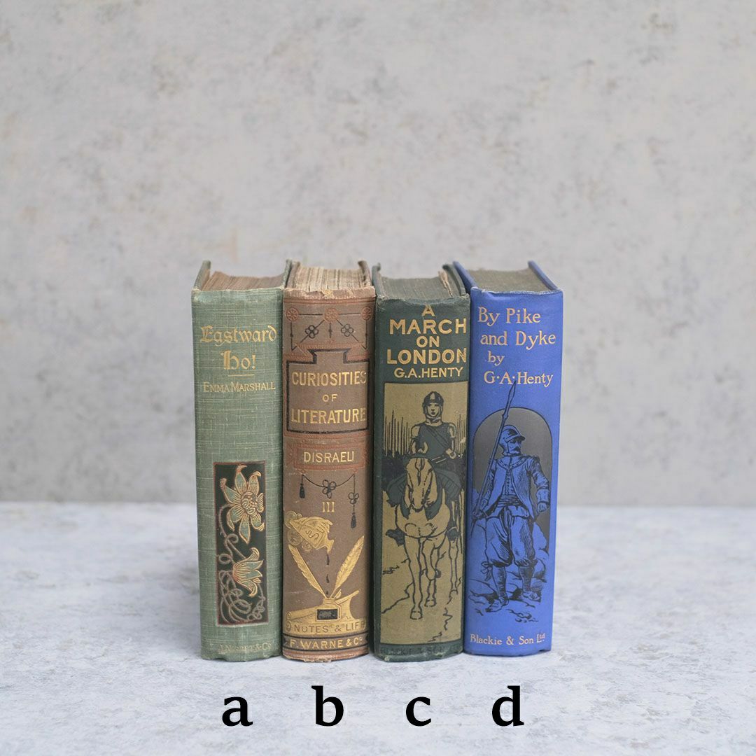 アンティーク本 イギリスの古い児童書 カラフルな表紙1