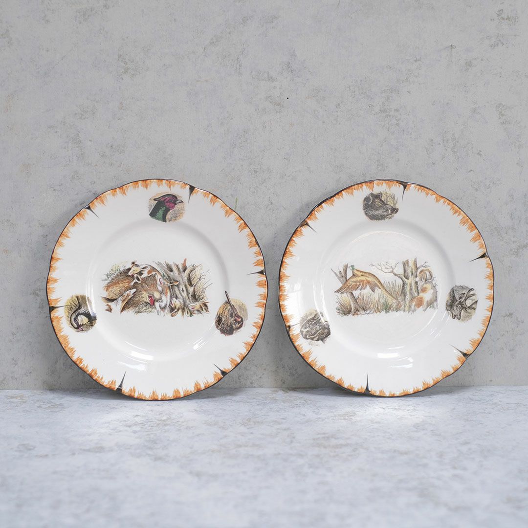 アンティークデザート皿 フランス LINCOLOR G.BRACHET アンティーク食器2