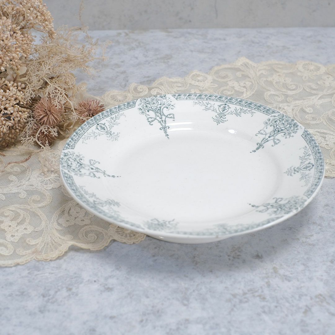 アンティークコンポティエ LUGANO Luneville K&G フランス リュネヴィル1