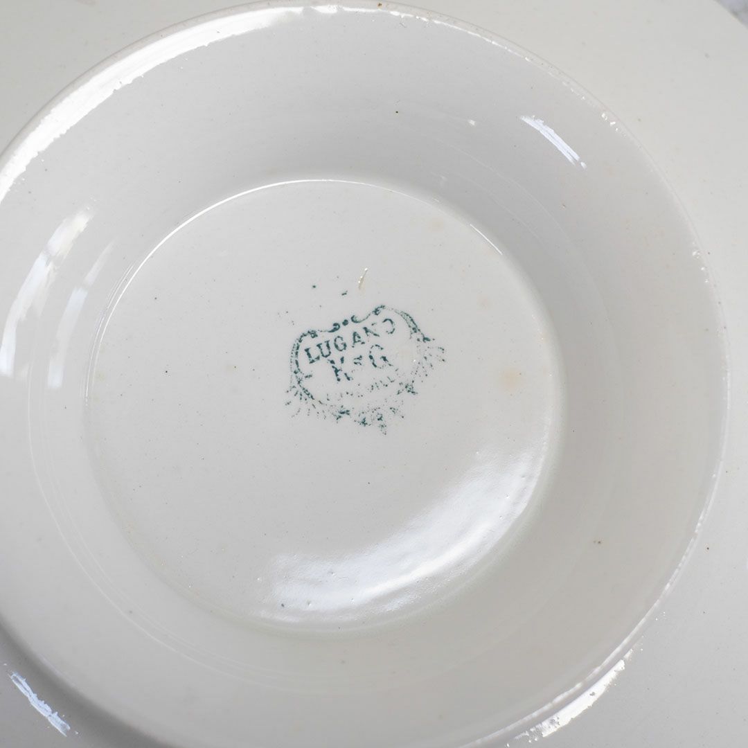 アンティークコンポティエ LUGANO Luneville K&G フランス リュネヴィル9