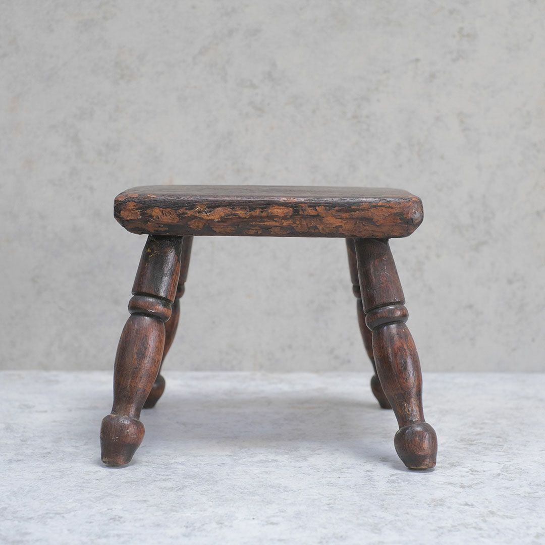 アンティークミルキングスツール イギリス 踏み台 アンティーク家具3
