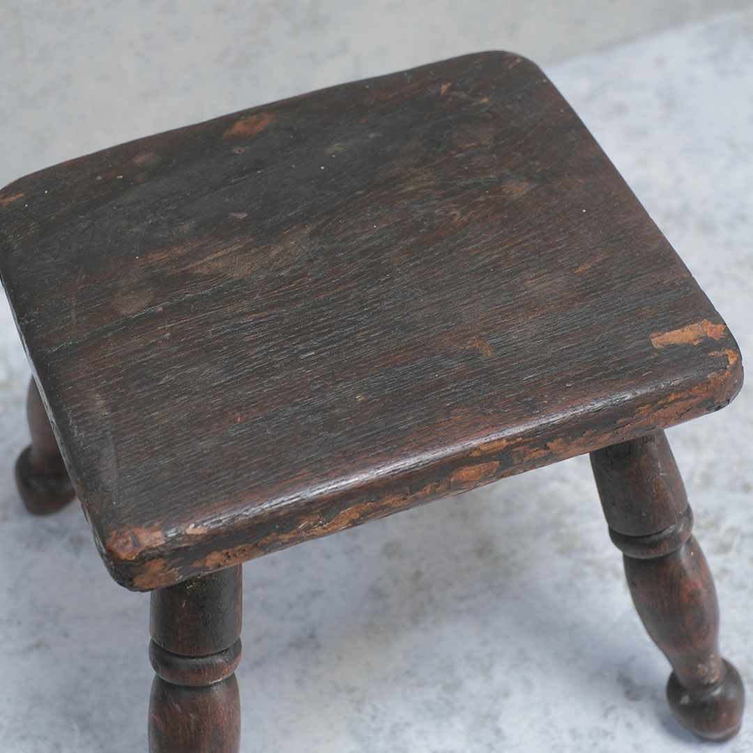 アンティークミルキングスツール イギリス 踏み台 アンティーク家具5