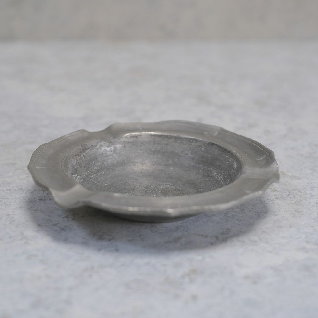 アンティーク エタンアシュトレイ 灰皿 フランス 錫1