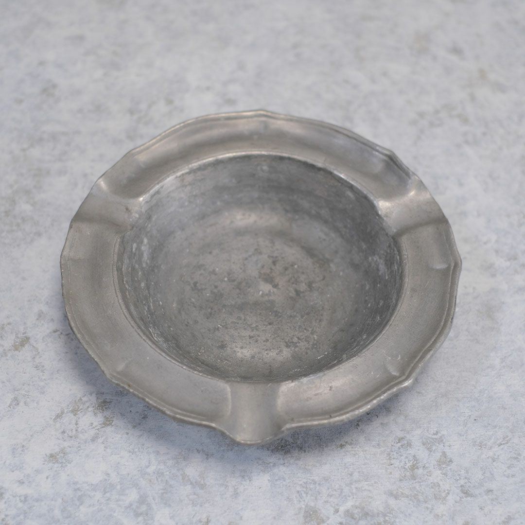 アンティーク エタンアシュトレイ 灰皿 フランス 錫2