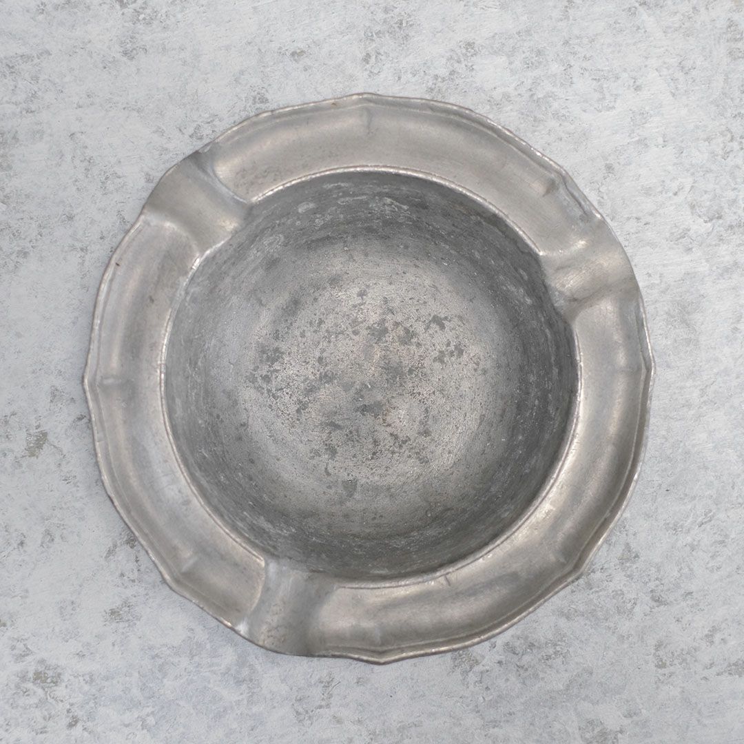 アンティーク エタンアシュトレイ 灰皿 フランス 錫3