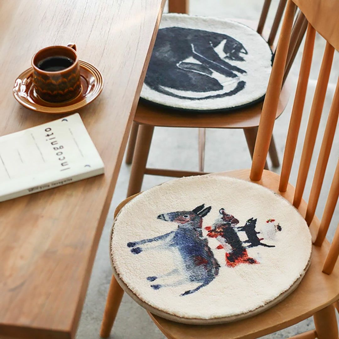 Atelier KOTETSU アニマルチェアパッド (3タイプ)  アトリエコテツ03