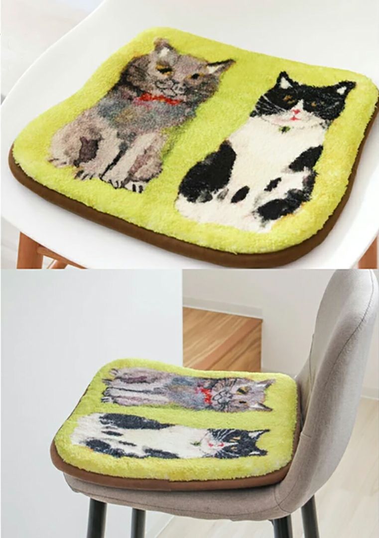 2匹の猫のイラスト