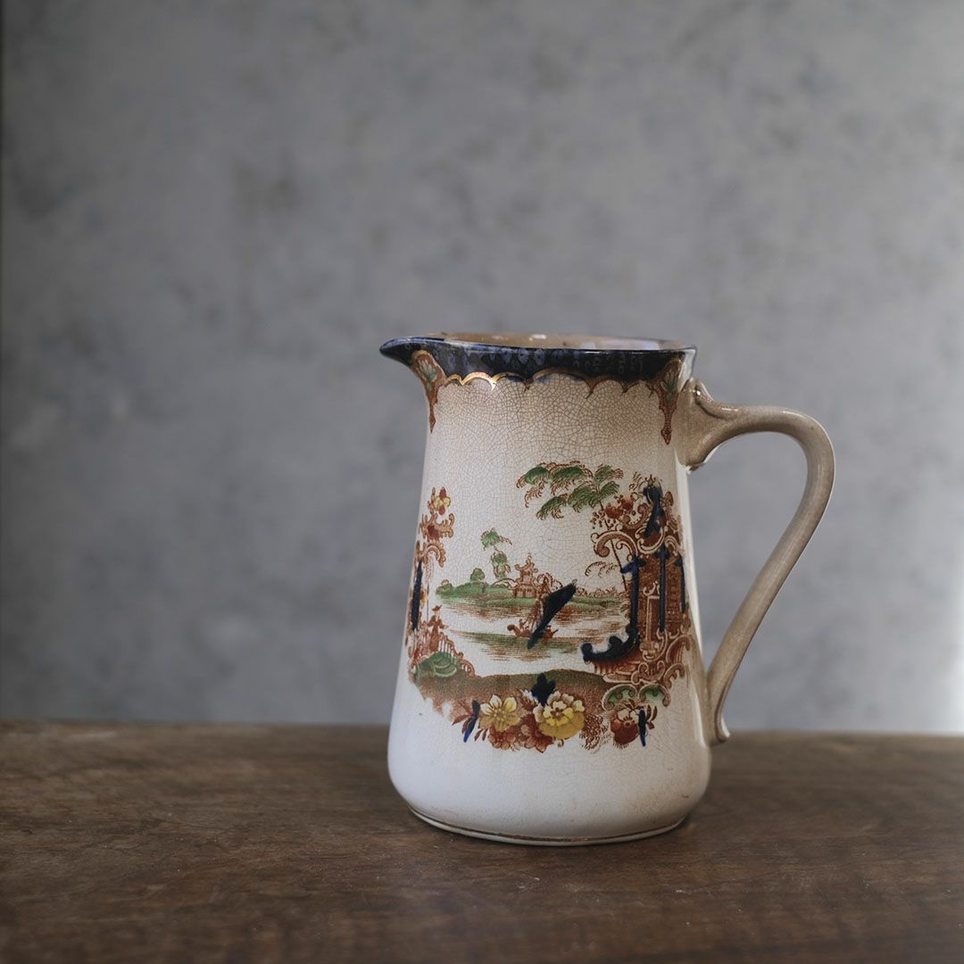 アンティークジャグ ヴィクトリアン イギリス 陶器 水差し