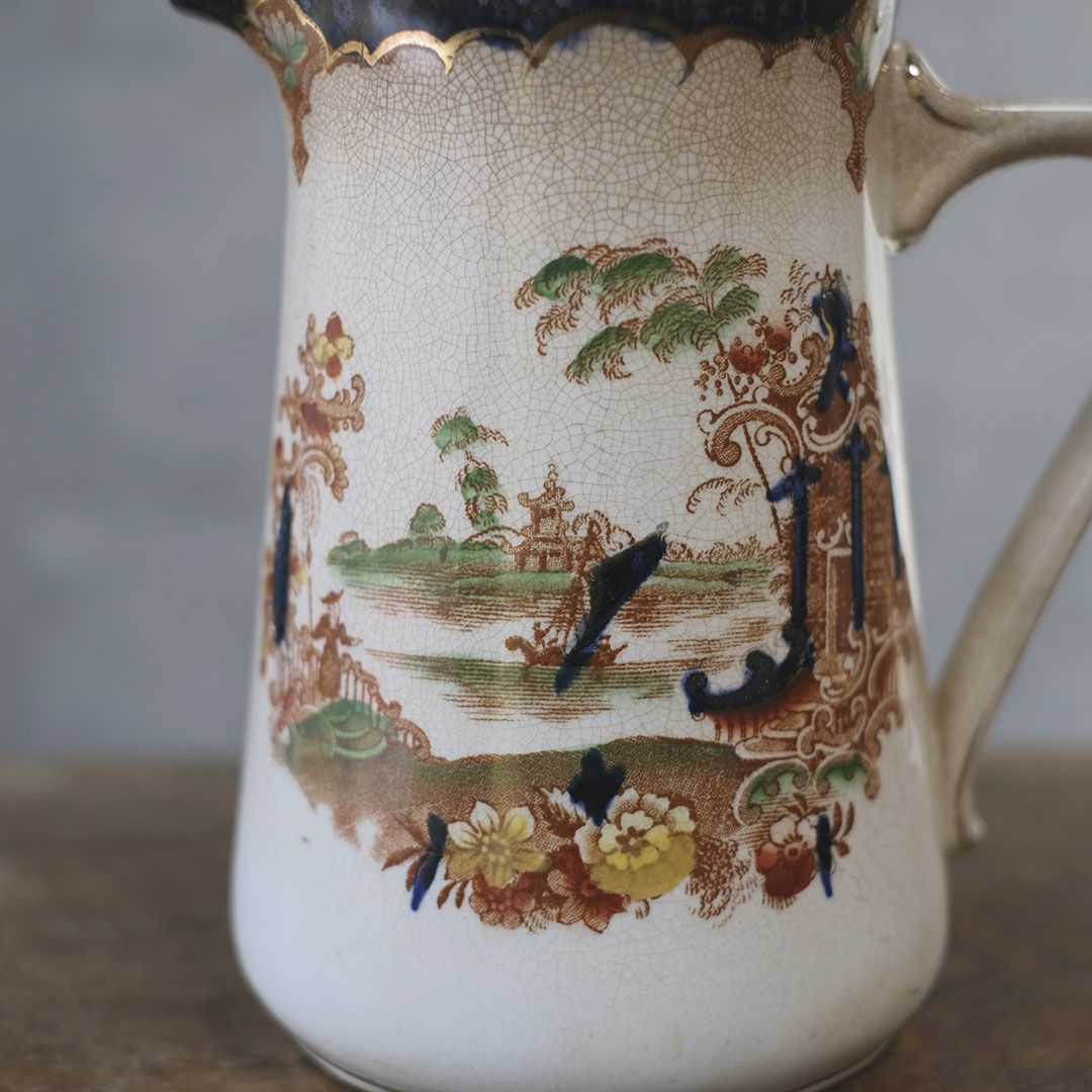 アンティークジャグ ヴィクトリアン イギリス 陶器 水差し4