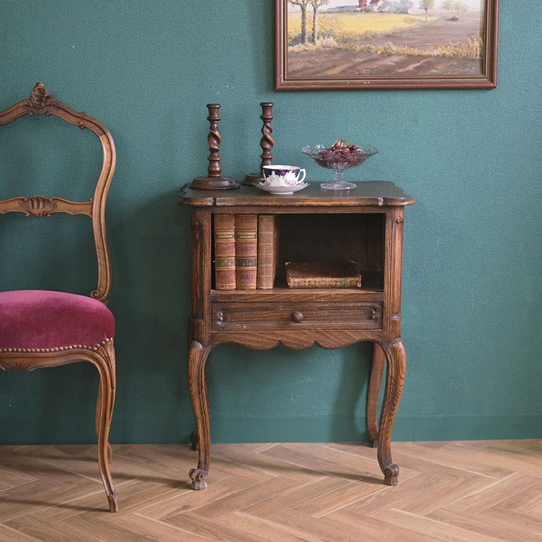 アンティーク ナイトテーブル フランス ベッドサイドテーブル アンティーク家具