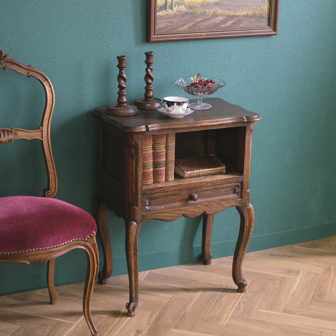 アンティーク ナイトテーブル フランス ベッドサイドテーブル アンティーク家具