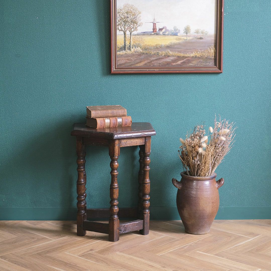 アンティーク チャーチカンタースツール フランス 花台 フラワースタンド アンティーク家具