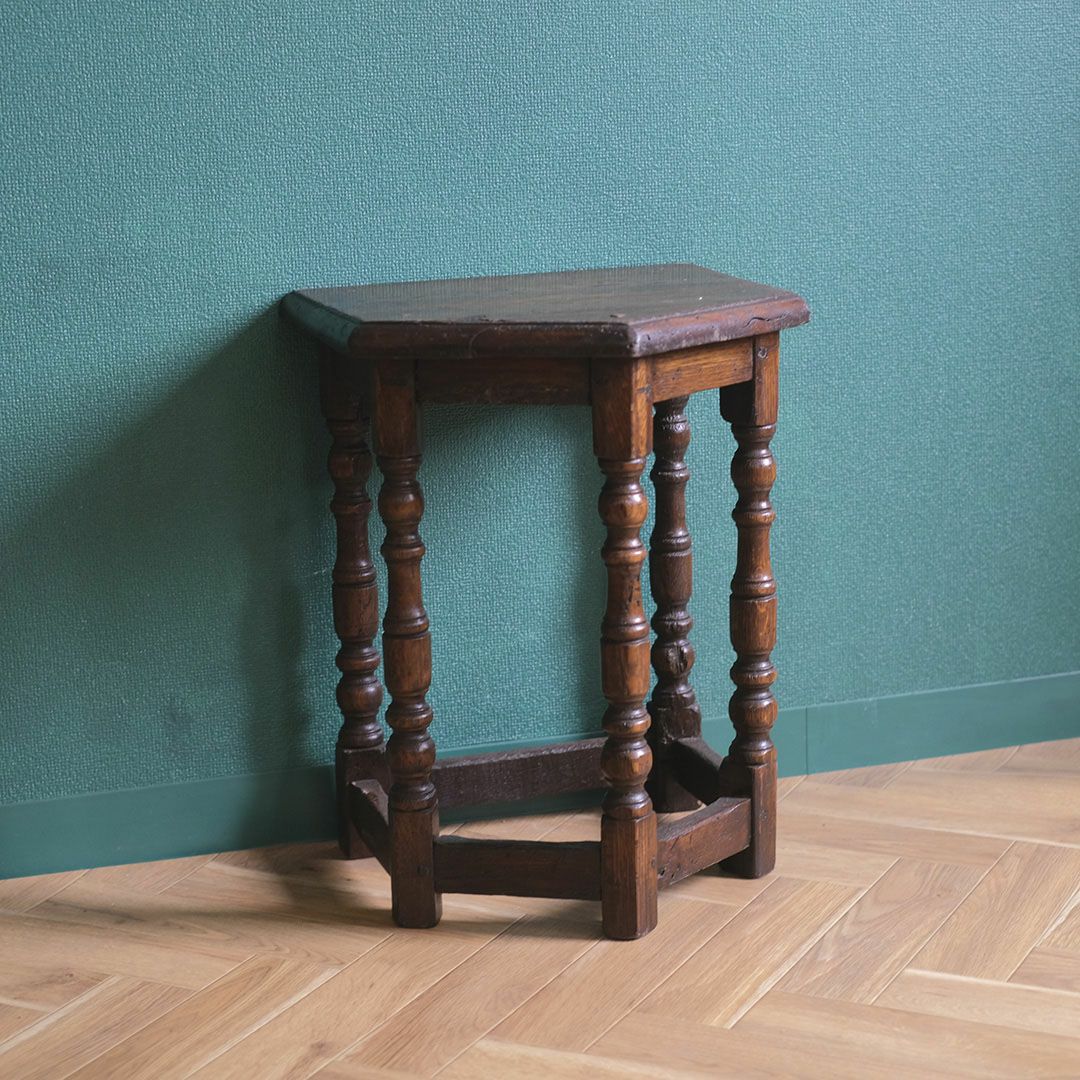 アンティーク チャーチカンタースツール フランス 花台 フラワースタンド アンティーク家具