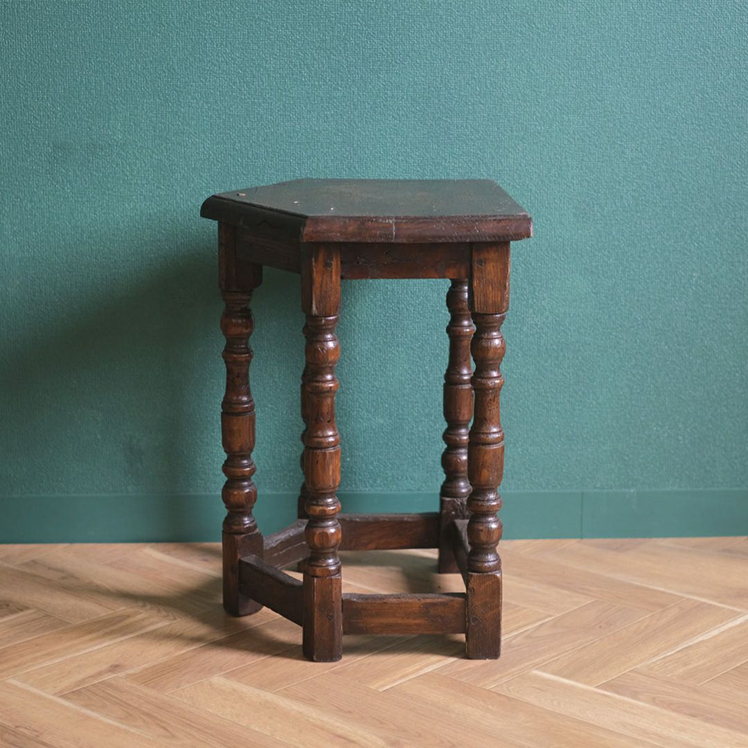 アンティーク チャーチカンタースツール フランス 花台 フラワースタンド アンティーク家具