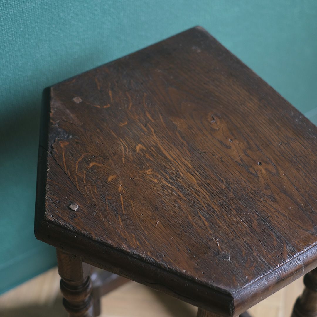 アンティーク チャーチカンタースツール フランス 花台 フラワースタンド アンティーク家具