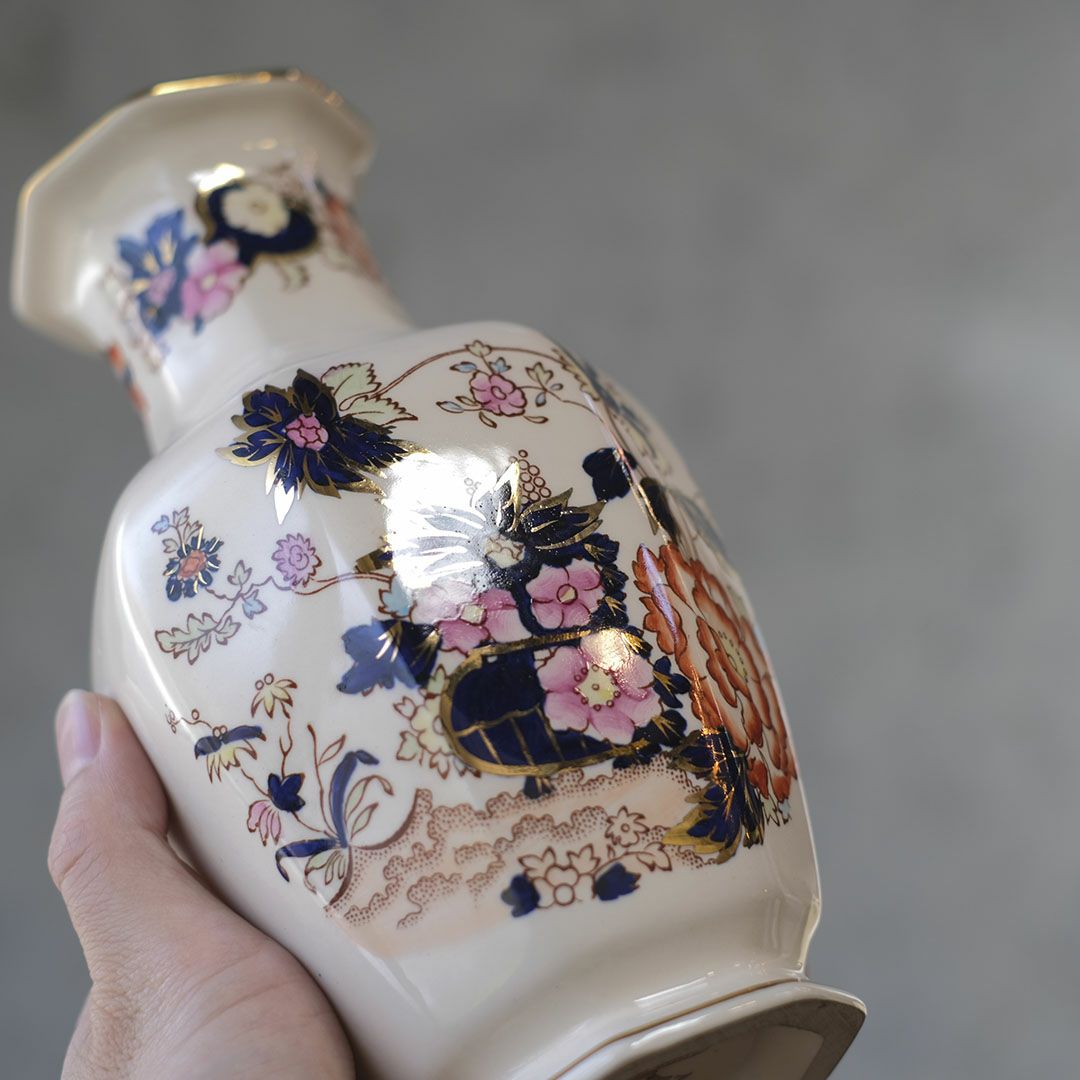 アンティーク フラワーベース MASON'S メイソン Mandalay イギリス 花瓶