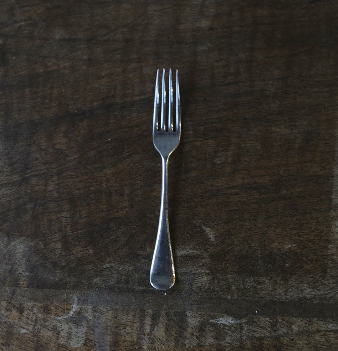 アンティークデザートフォーク イギリス EPSN シルバープレート 銀メッキ1