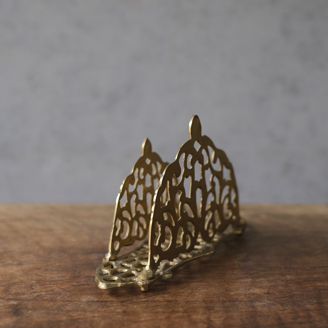 アンティークレターラック 真鍮 イギリス1