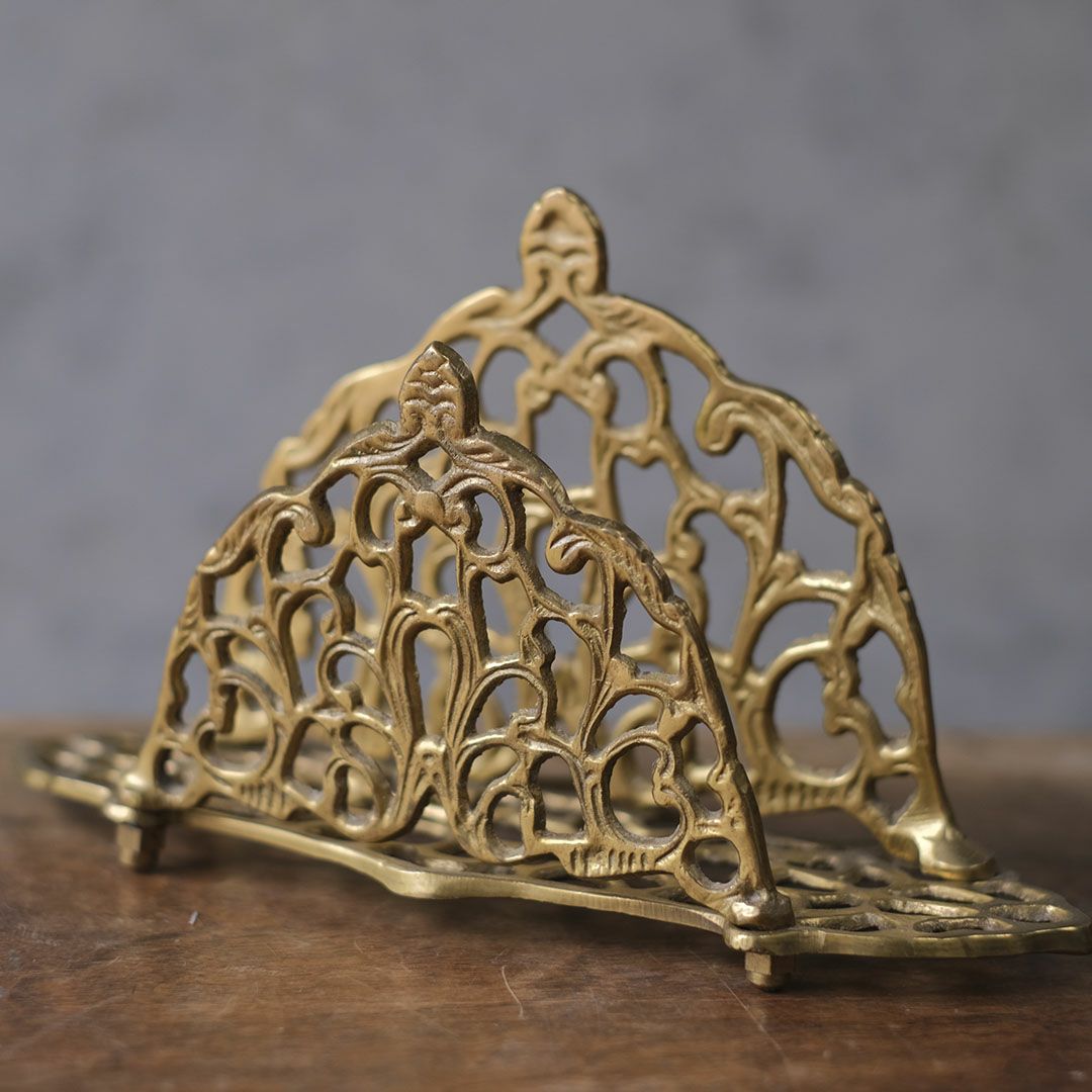 アンティークレターラック 真鍮 イギリス3