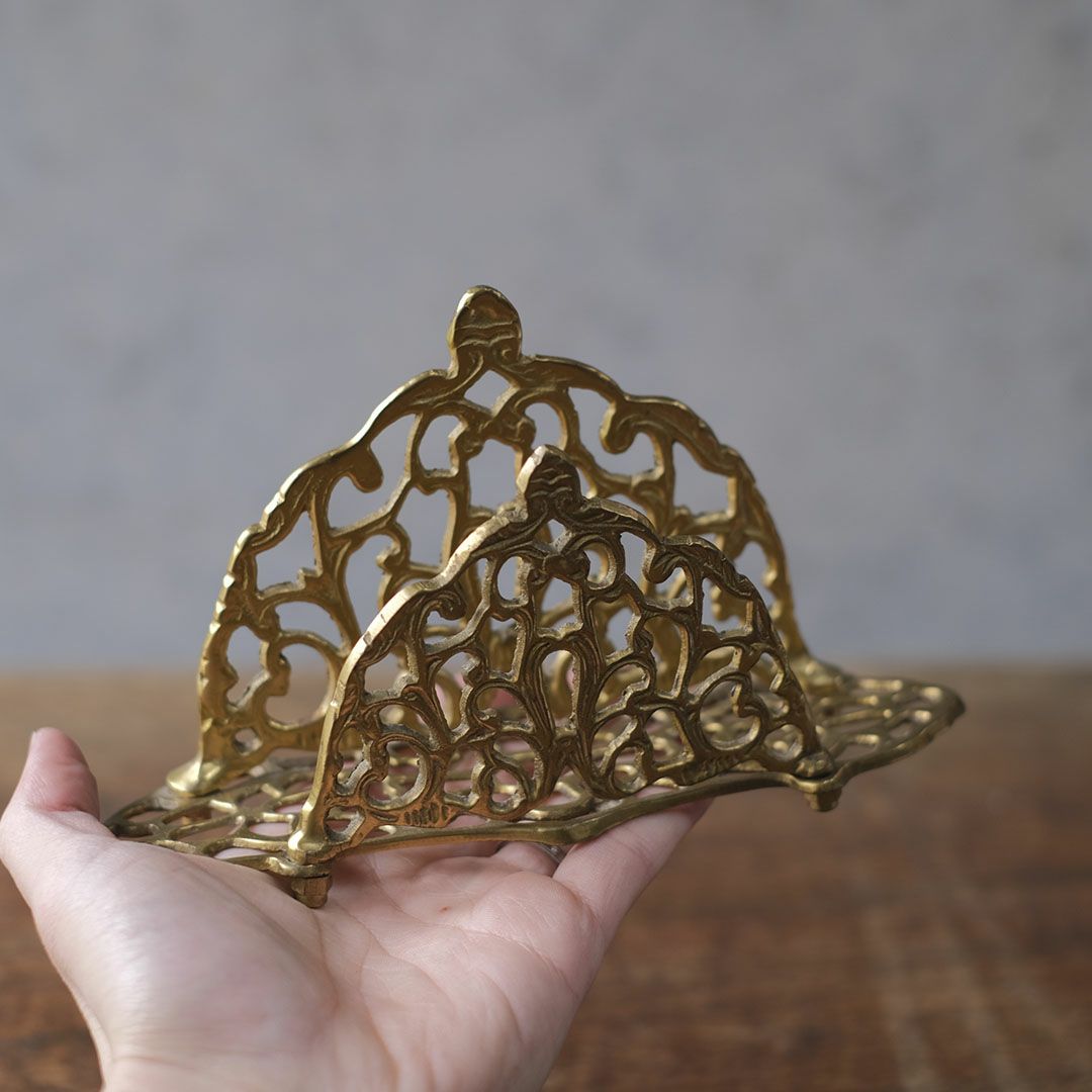 アンティークレターラック 真鍮 イギリス5