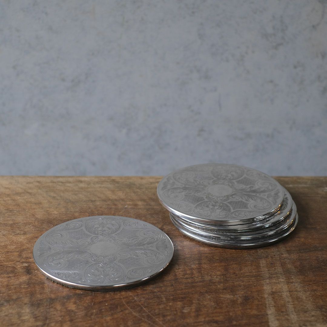 ヴィンテージ プレイスマットB シルバプレート イギリス