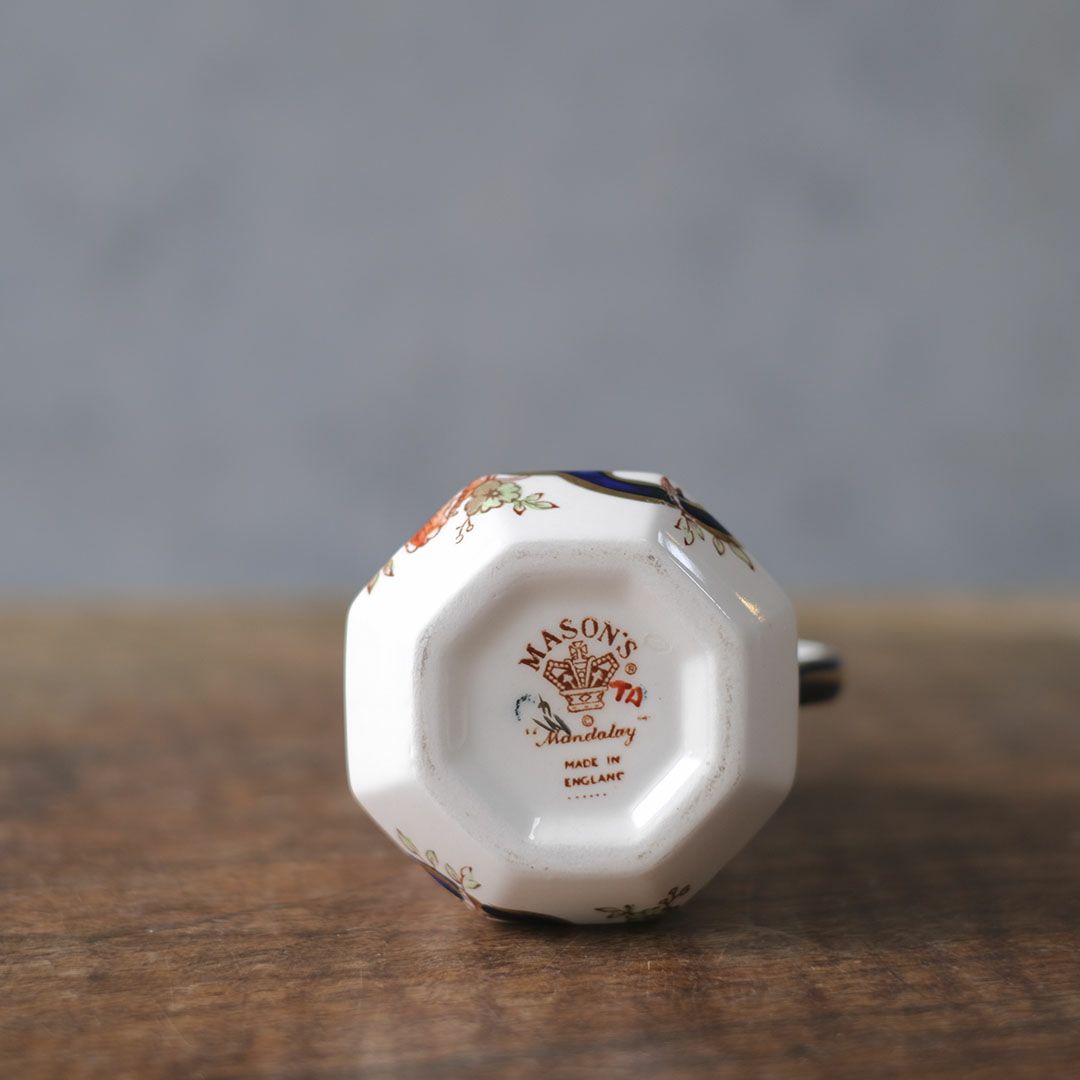 ヴィンテージ MASON'S ミルクジャグB Mandalay イギリス メイソン社 シノワズリ模様