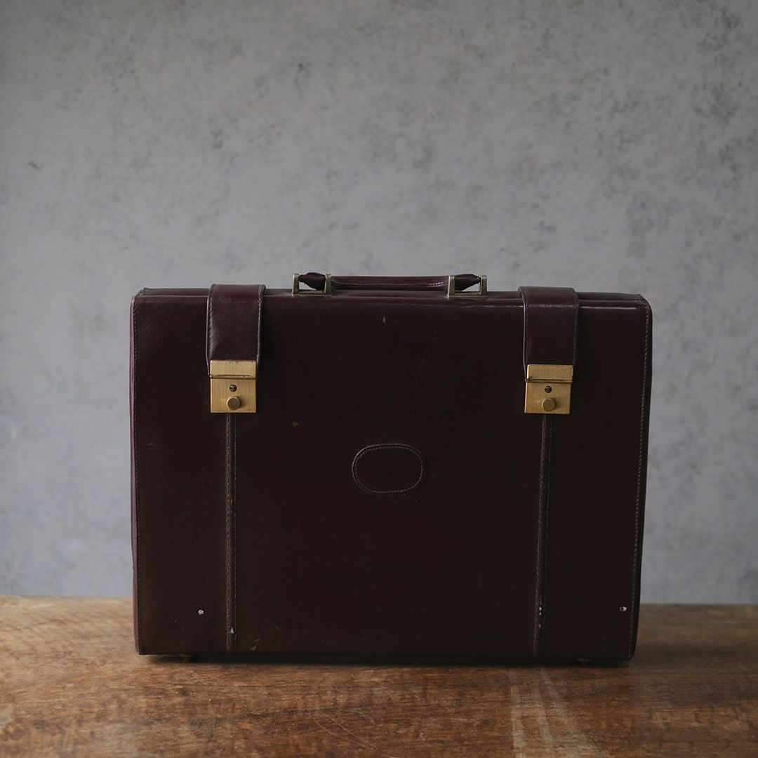 ヴィンテージバッグ イギリス レザー1