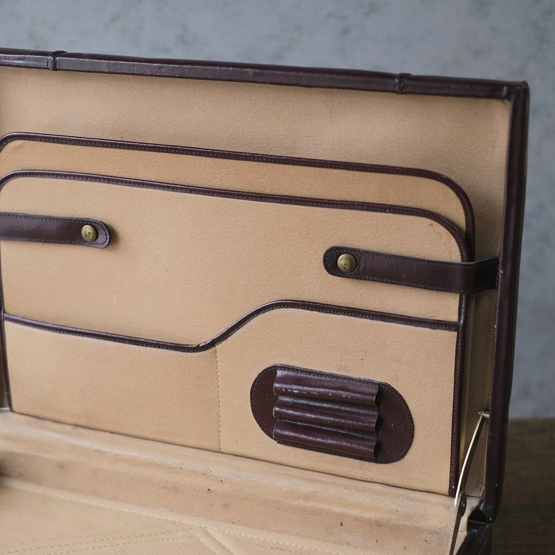 ヴィンテージバッグ イギリス レザー6