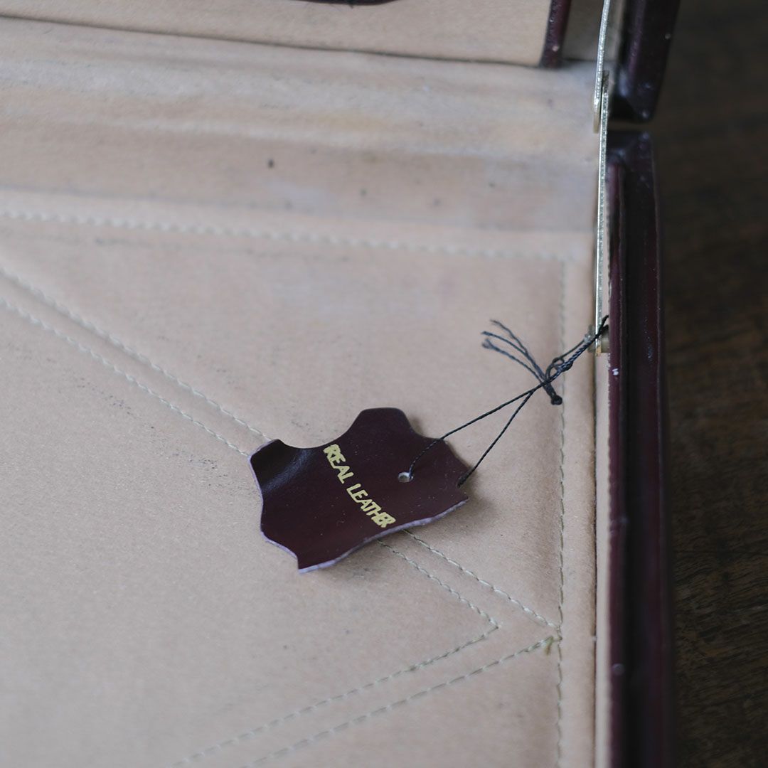 ヴィンテージバッグ イギリス レザー9