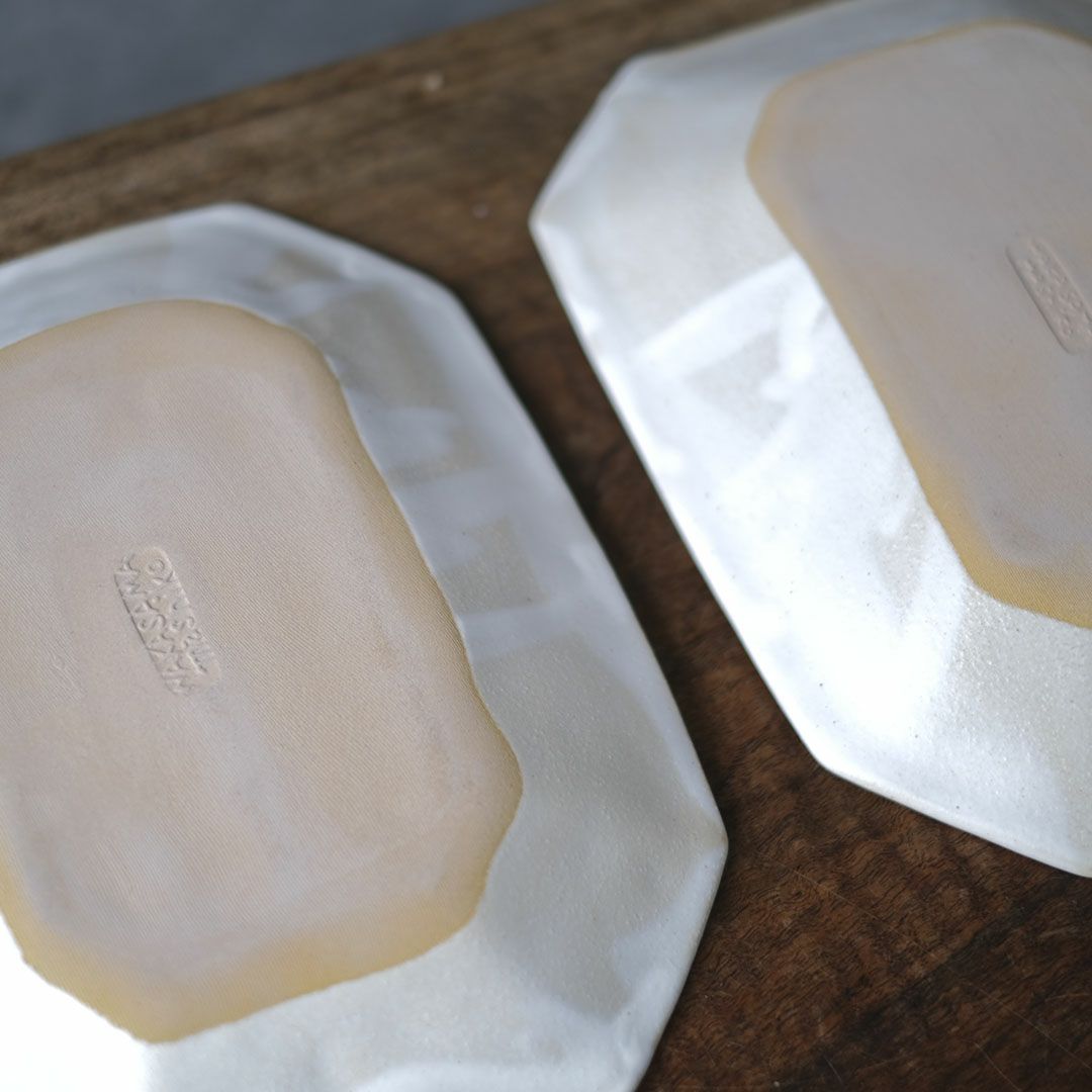 益子焼 kukka 八角皿（大） キナリ色 わかさま陶芸 若林健吾7