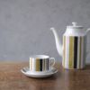 ヴィンテージMIDWINTER コーヒーカップ＆ソーサー ミッドウィンター イギリス ストライプ