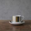 ヴィンテージMIDWINTER コーヒーカップ＆ソーサー ミッドウィンター イギリス ストライプ1