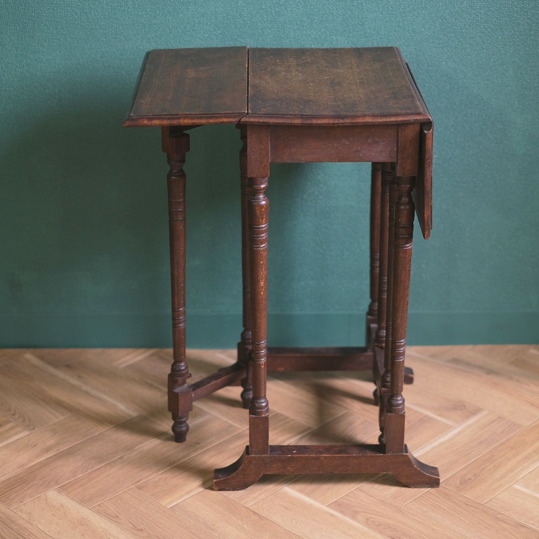 アンティーク ドロップリーフテーブル フランス バタフライテーブル アンティーク家具