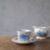アンティーク MASON'S(メイゾンズ) Regency カップ&ソーサー  イギリス シノワズリデザイン ブルー