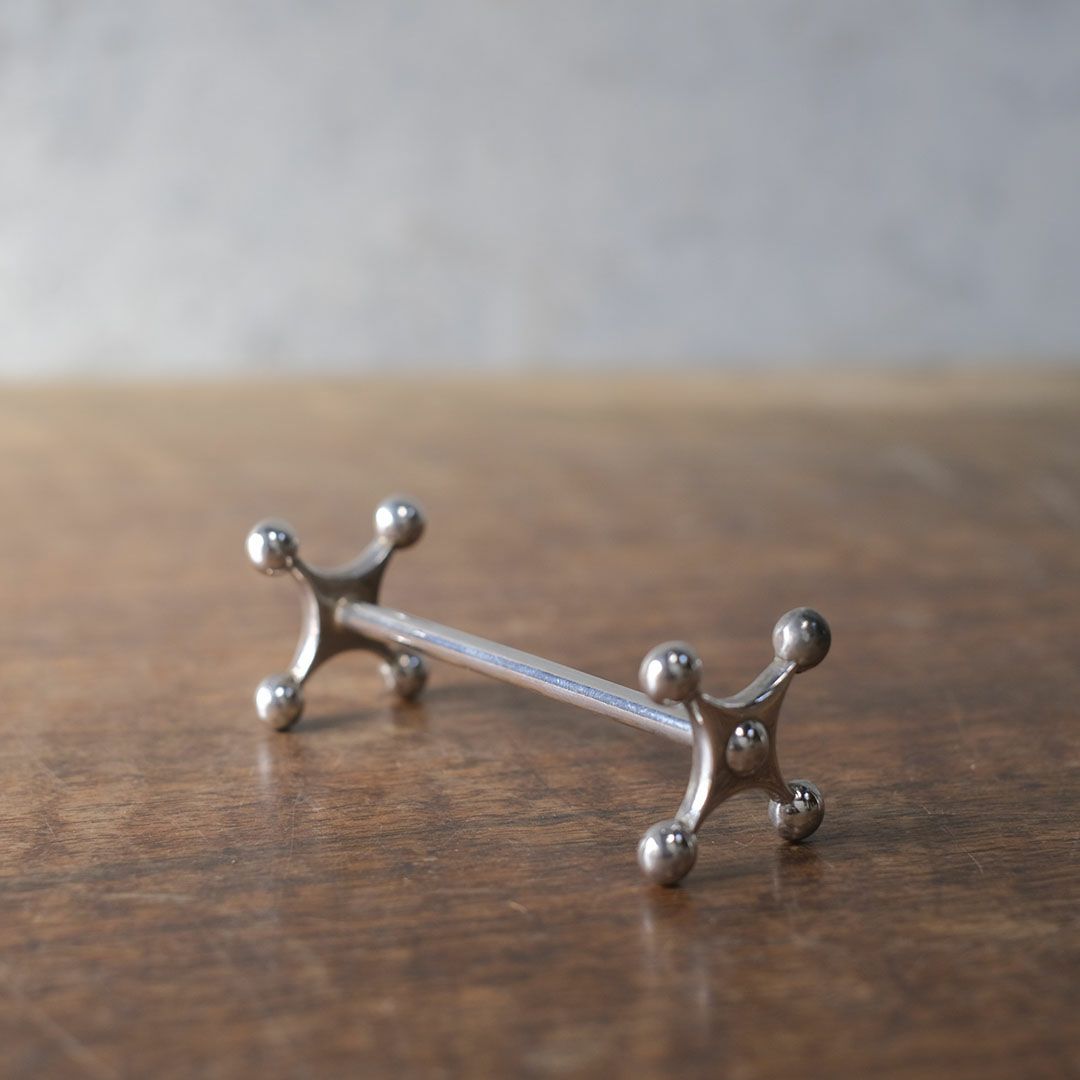 アンティーク カトラリーレスト シルバープレート1