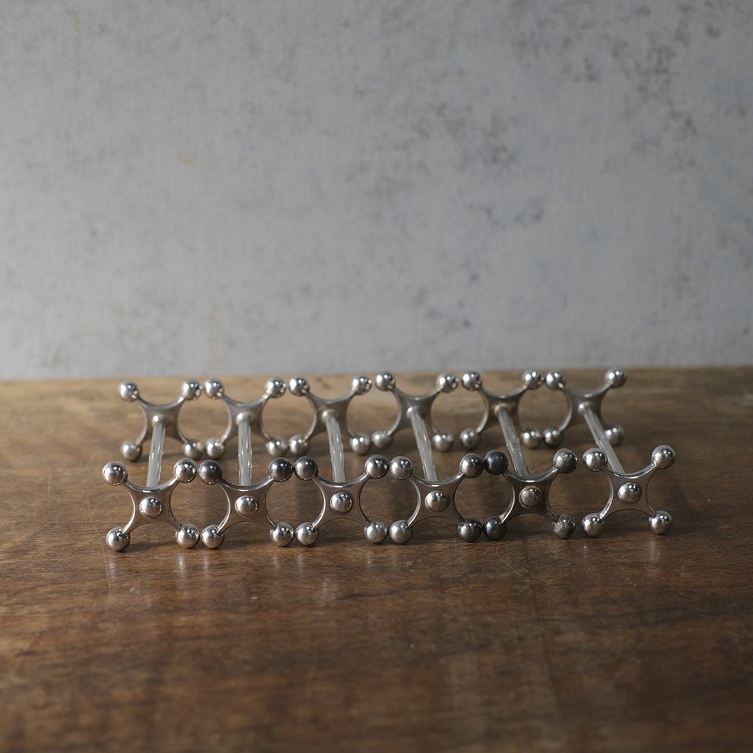 アンティーク カトラリーレスト シルバープレート4