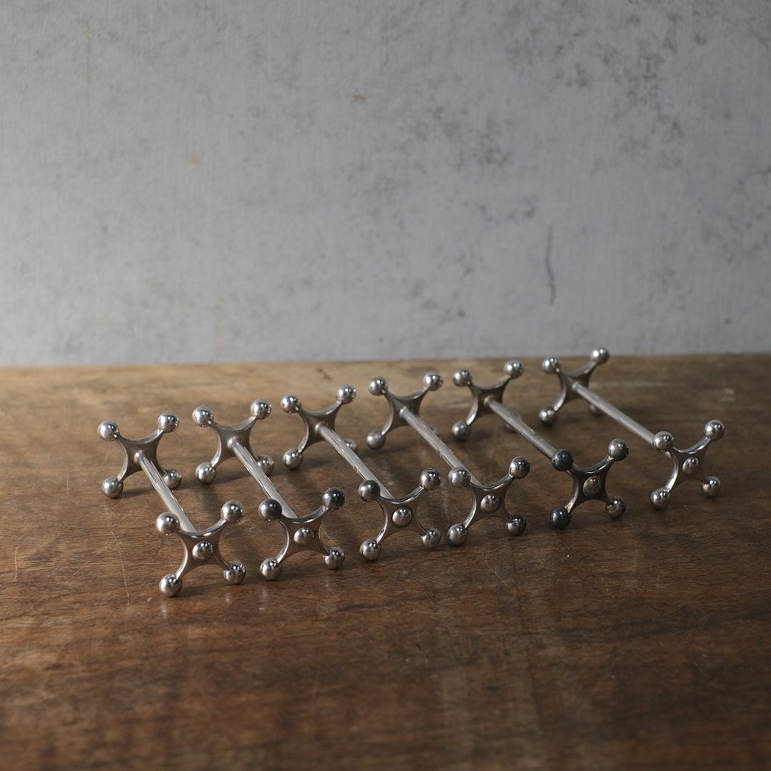 アンティーク カトラリーレスト シルバープレート5