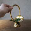 ヴィンテージガラス小物入れ ベネチアンガラスエナメル彩色 MURANO4