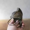 アンティークオブジェ ヘルメット イギリス 真鍮 置物