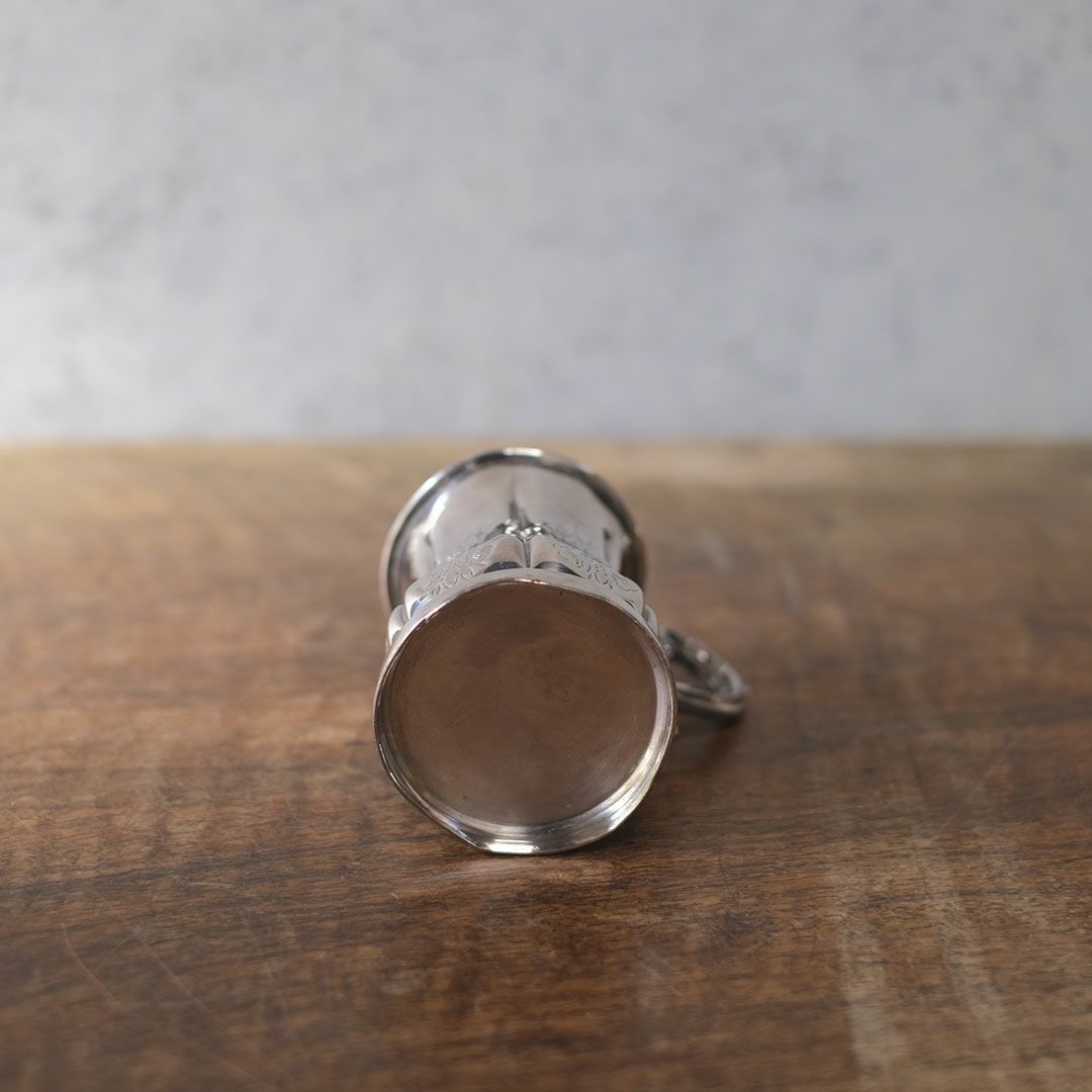 アンティークマグカップ イギリス シルバープレート7