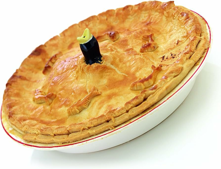 アンティーク ブラックバードパイファネル  陶器の鳥8