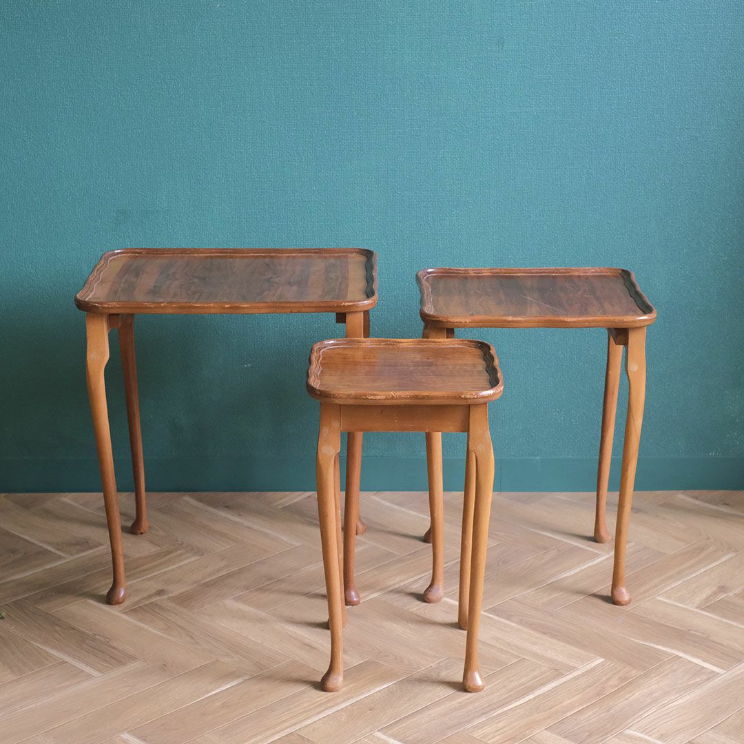 アンティークネストテーブル フランス サイドテーブル アンティーク家具1