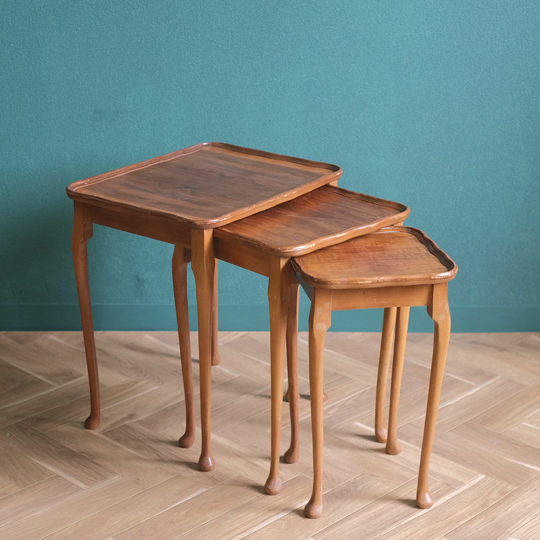 アンティークネストテーブル フランス サイドテーブル アンティーク家具4