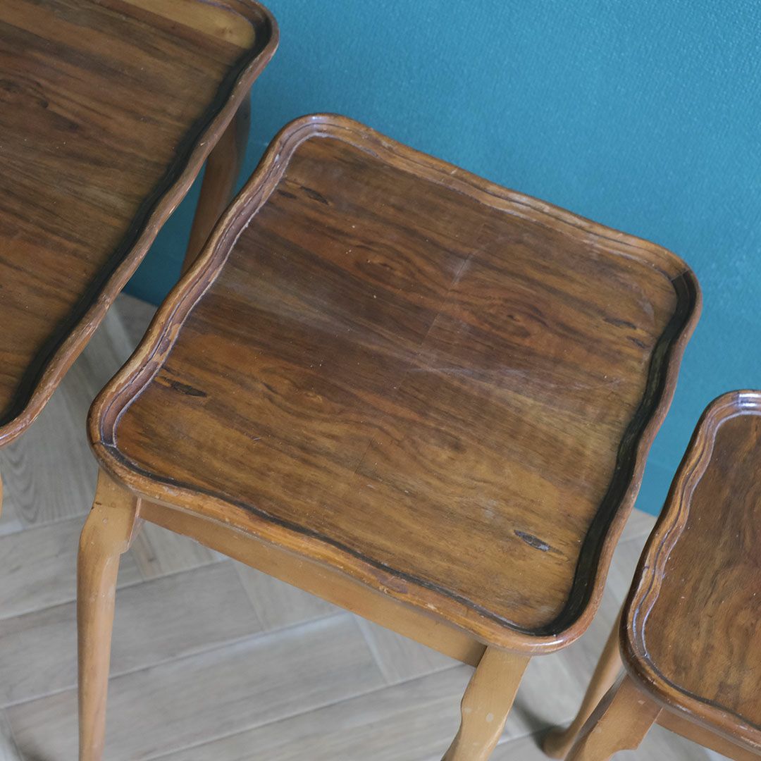 アンティークネストテーブル フランス サイドテーブル アンティーク家具7