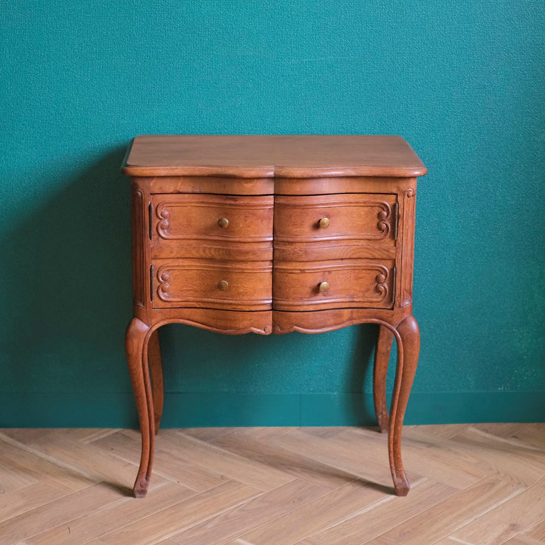 ヴィンテージ ベッドサイドテーブル フランス ナイトテーブル アンティーク家具