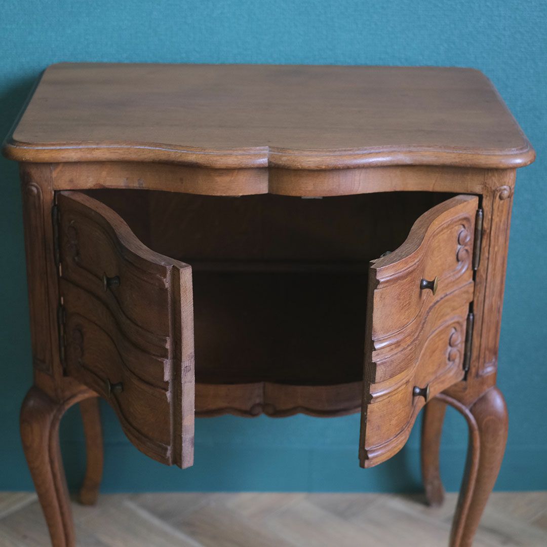 ヴィンテージ ベッドサイドテーブル フランス ナイトテーブル アンティーク家具