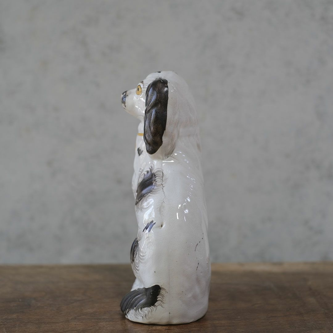 ヴィンテージフィギュリン スタッフォードシャードッグ 陶器 置物3