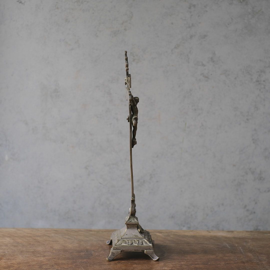 アンティーククロス 真鍮の十字架フランス crucifix(クルーシフィクス) 宗教小物4
